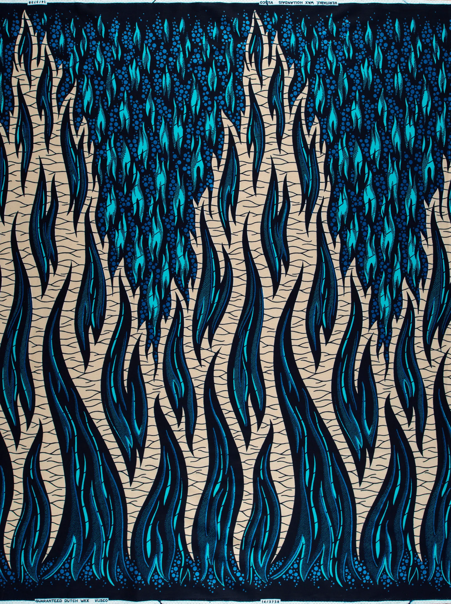 Wax Hollandais | VL03738.017 | Royal Blue Embellished - Image 4
